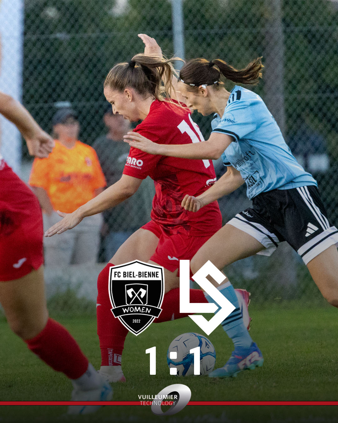Compte rendu du match FC Biel-Bienne Women vs FC Lausanne-Sport