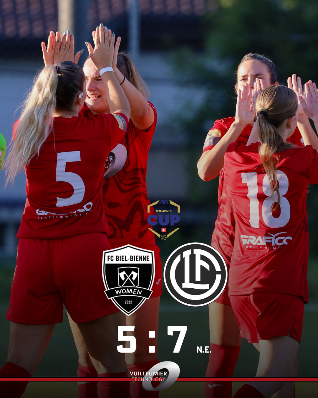 Compte rendu du match AXA Women&#039;s Cup - FC Biel-Bienne Women vs FC Lugano
