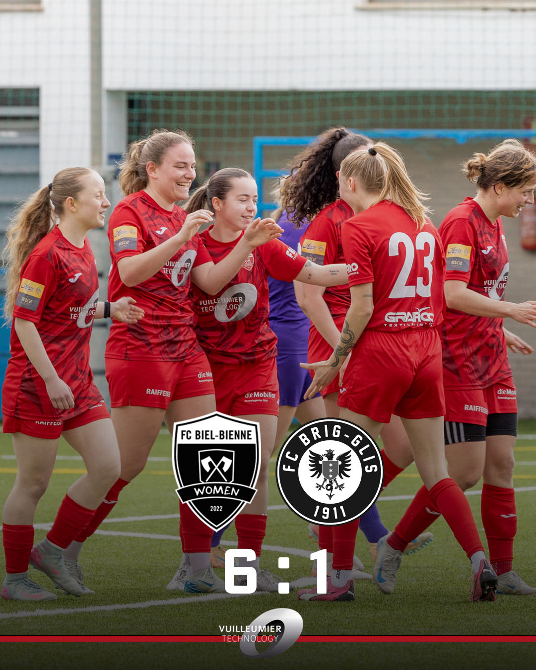 Compte rendu du match FC Biel-Bienne Women vs FC Brig-Glis