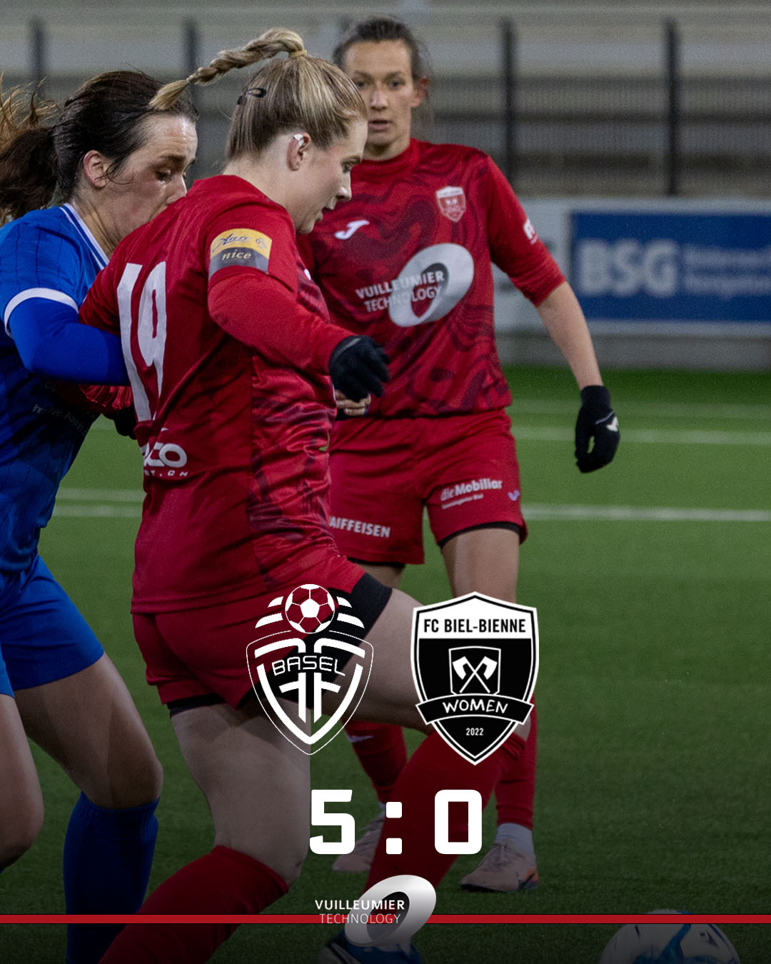 Matchbericht FFV Basel - FC Biel-Bienne Women
