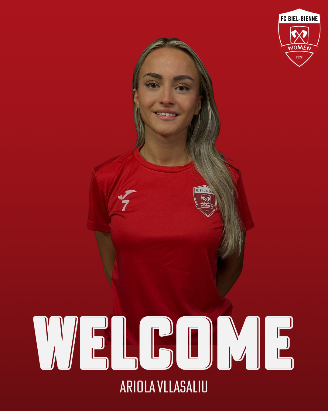 Nouvelle recrue Ariola Vllasaliu 