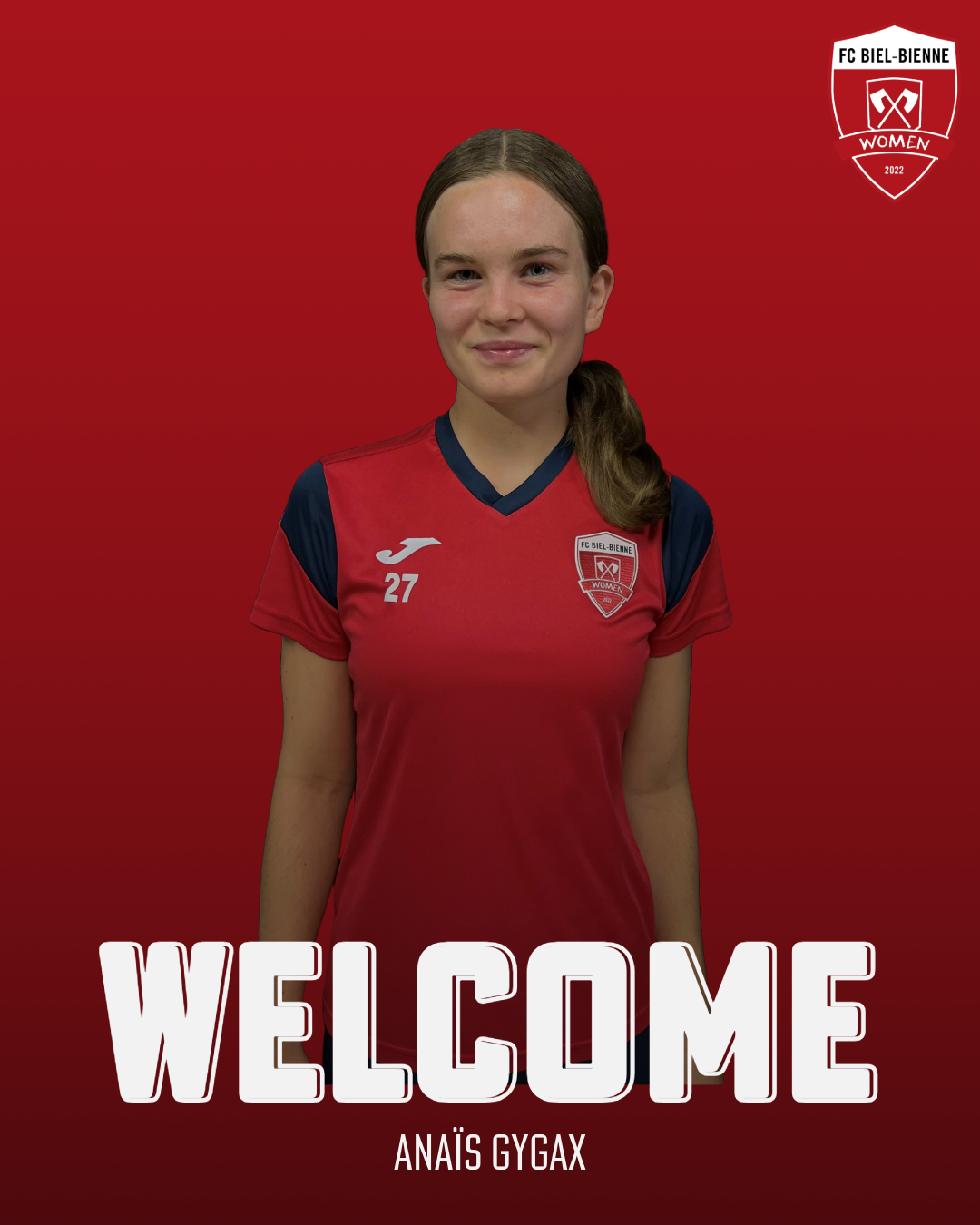 Nouvelle recrue Anaïs Gygax